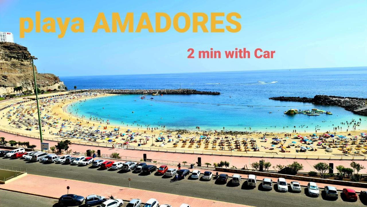 Oceanfront Deluxe-45M,Heated Pools,2Aircondition, 2Tv-65",Dishwasher,600Mb,Lift,Amadores View ! Плая-дель-Кура Экстерьер фото