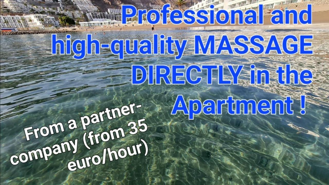 Oceanfront Deluxe-45M,Heated Pools,2Aircondition, 2Tv-65",Dishwasher,600Mb,Lift,Amadores View ! Плая-дель-Кура Экстерьер фото